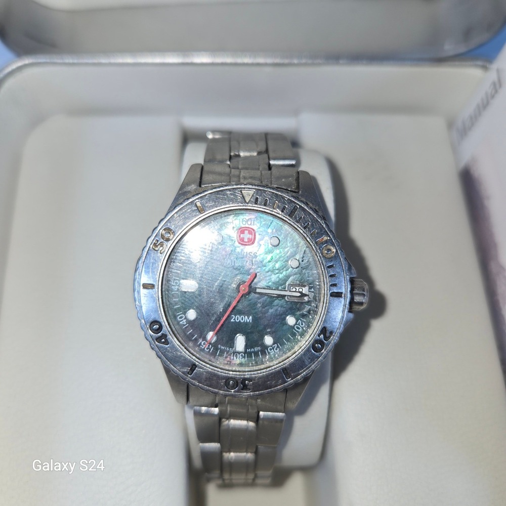 Wenger Swiss‎ Military Watch Women's Stainless Steel 200M Water Resistant